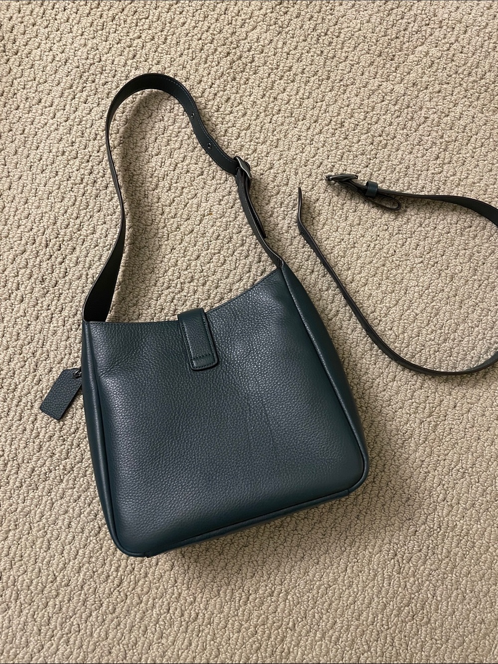 Coach Hadley Convertible bag in Dark Teal - Picture 2 of 5